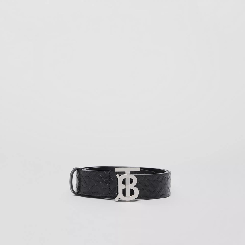 EMBOSSED MONOGRAM BELT