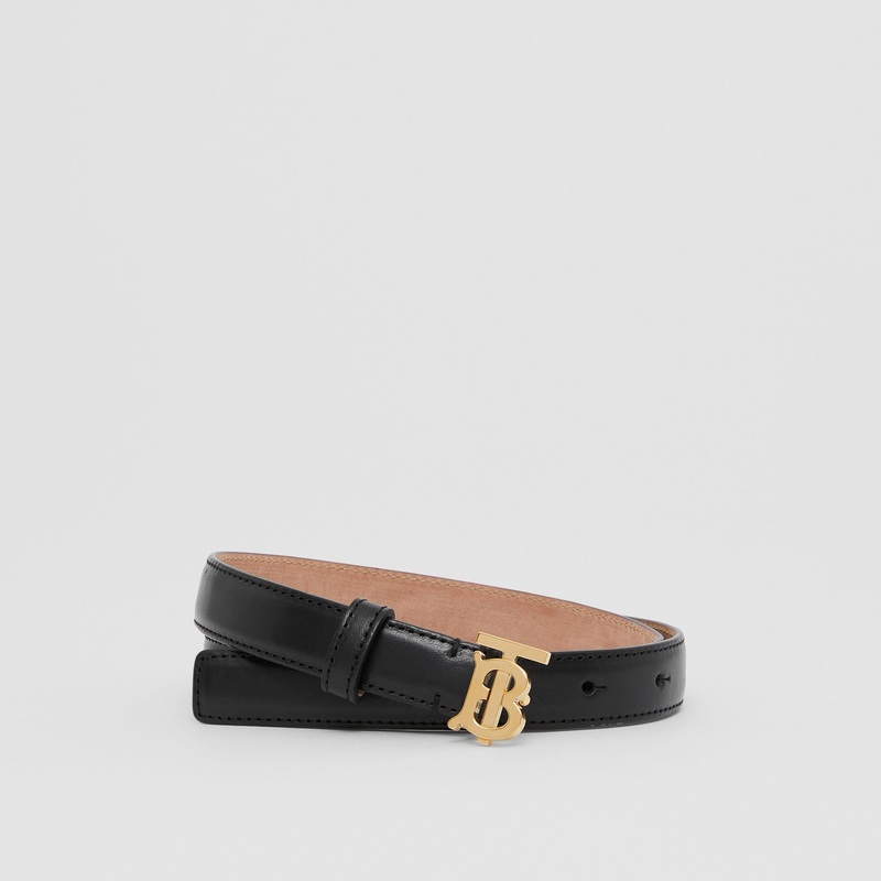 MONOGRAM MOTIF LEATHER BELT