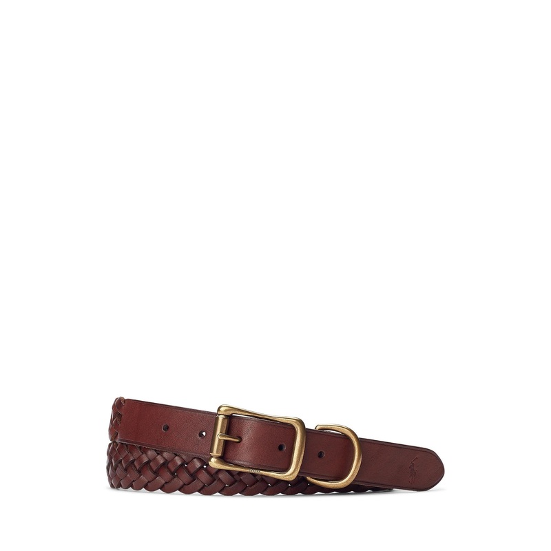 BRAIDED LEATHER BELT