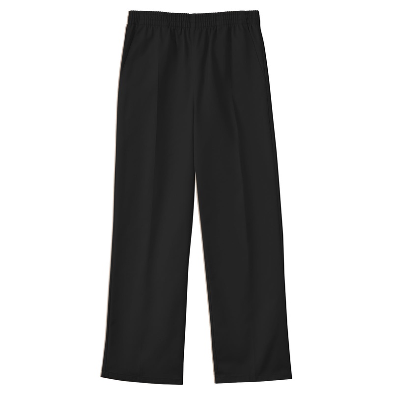 Children's Unisex Pull On Double Knee Pant - 51060 - Black