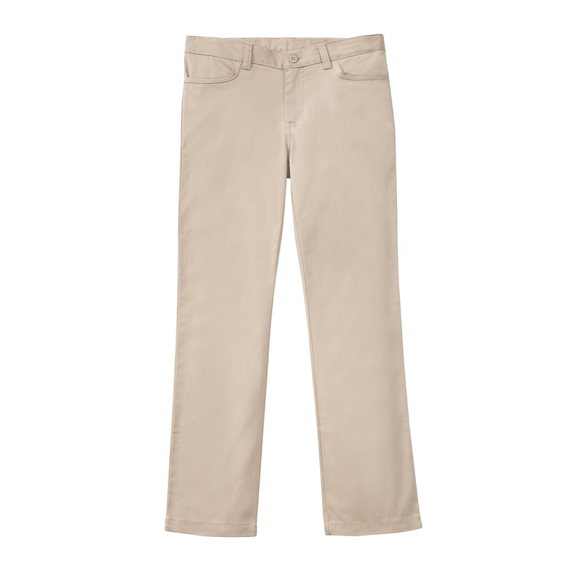 Girls' Stretch Matchstick Leg Pant - 51281A - Khaki