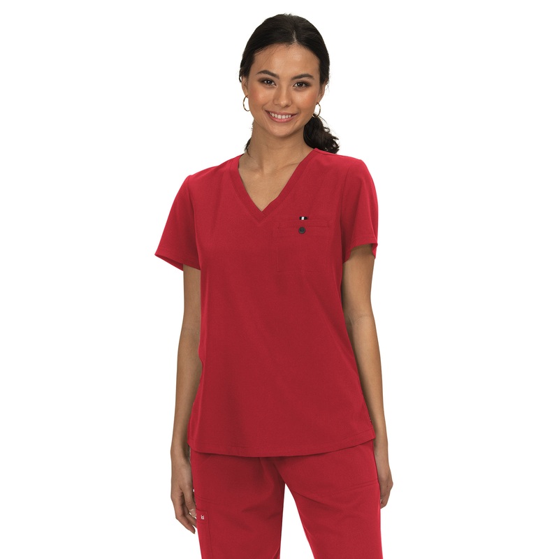 Women's 1-Pocket Tuck-In Ready to Work Top - 1010 - Ruby