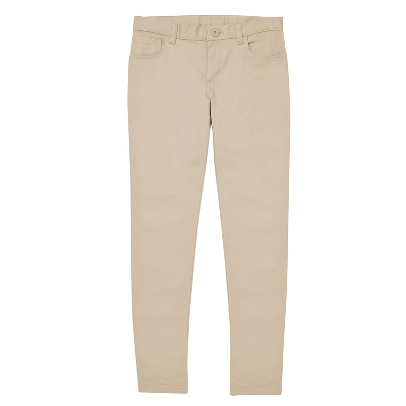 Girls' 5-Pocket Stretch Skinny Pant - 61332A - Khaki