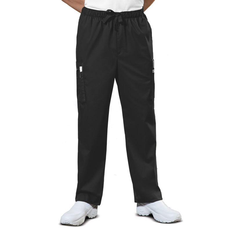 Men's 7-Pocket Fly Front Cargo Pant - 4243 - Black