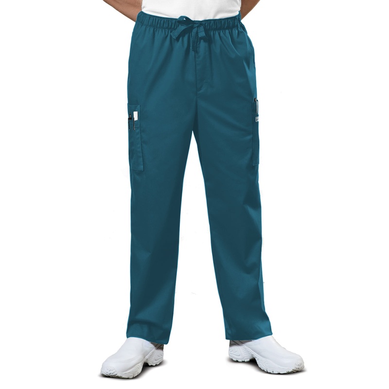 Men's 7-Pocket Fly Front Cargo Pant - 4243 - Caribbean Blue
