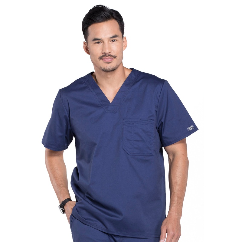 Men's Tuckable V-Neck Top - 4743 - Navy