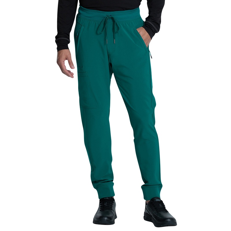 Men's 5-Pocket Mid Rise Jogger Pant - CK004A - Hunter Green