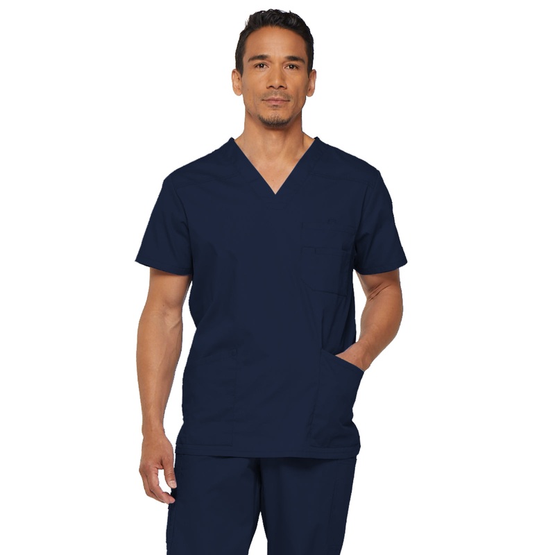 Men's 5-Pocket V-Neck Top - 81906 - Navy
