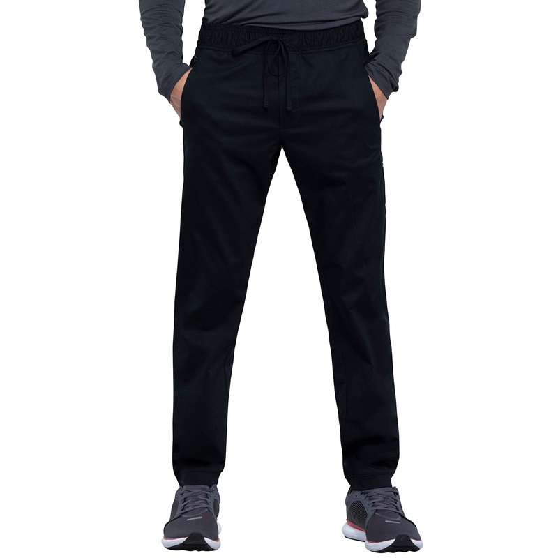 Men's 5-Pocket Natural Rise Jogger Pant - WW012 - Black