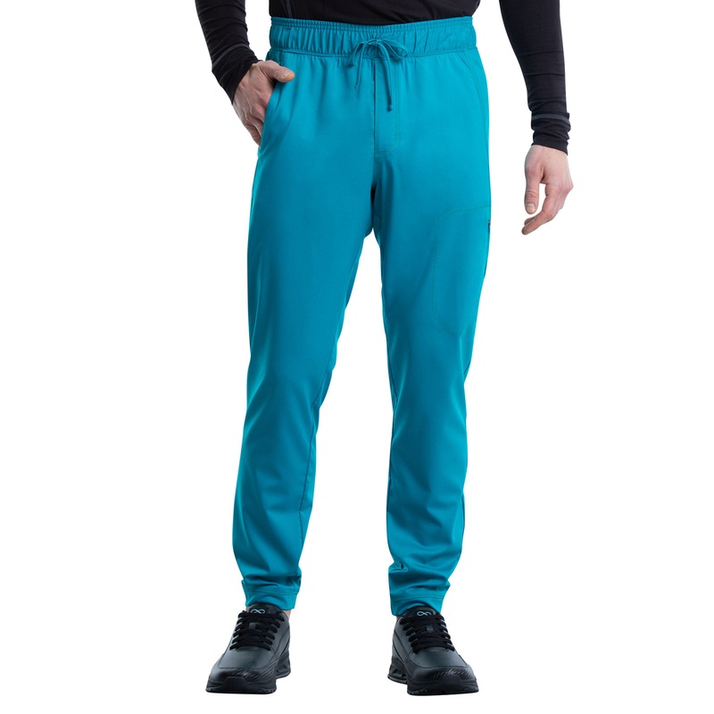 Men's 5-Pocket Natural Rise Jogger Pant - WW012 - Teal Blue