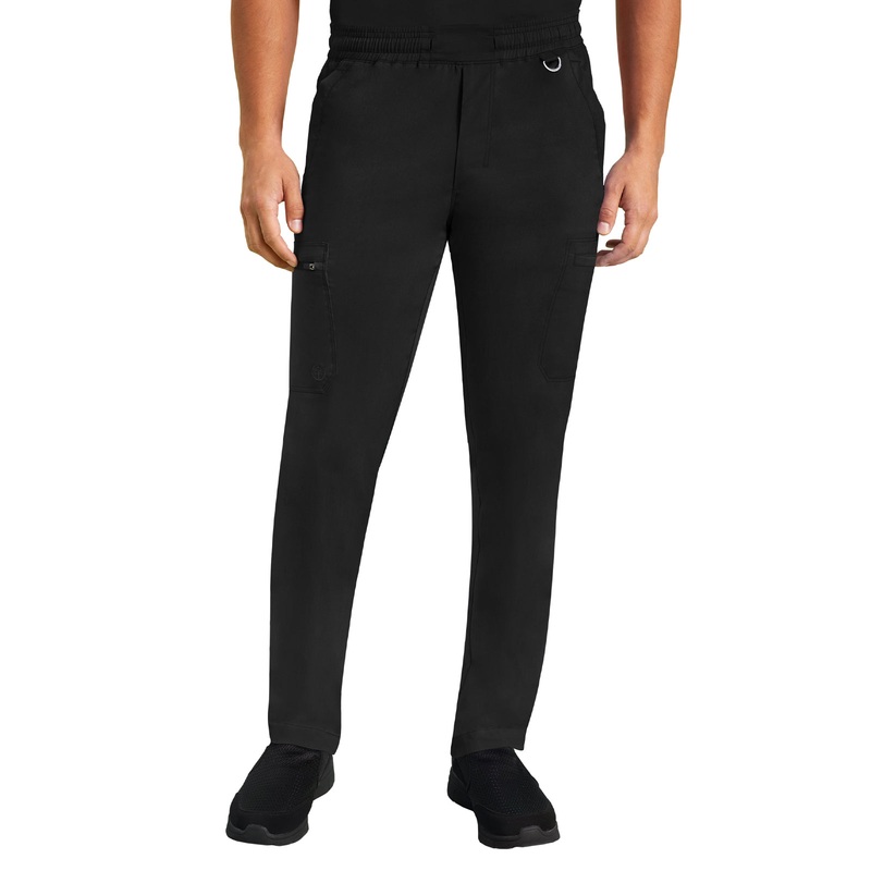 Men's 6-Pocket Daniel Two-Way Stretch Fabric Pant - 9300 - Black