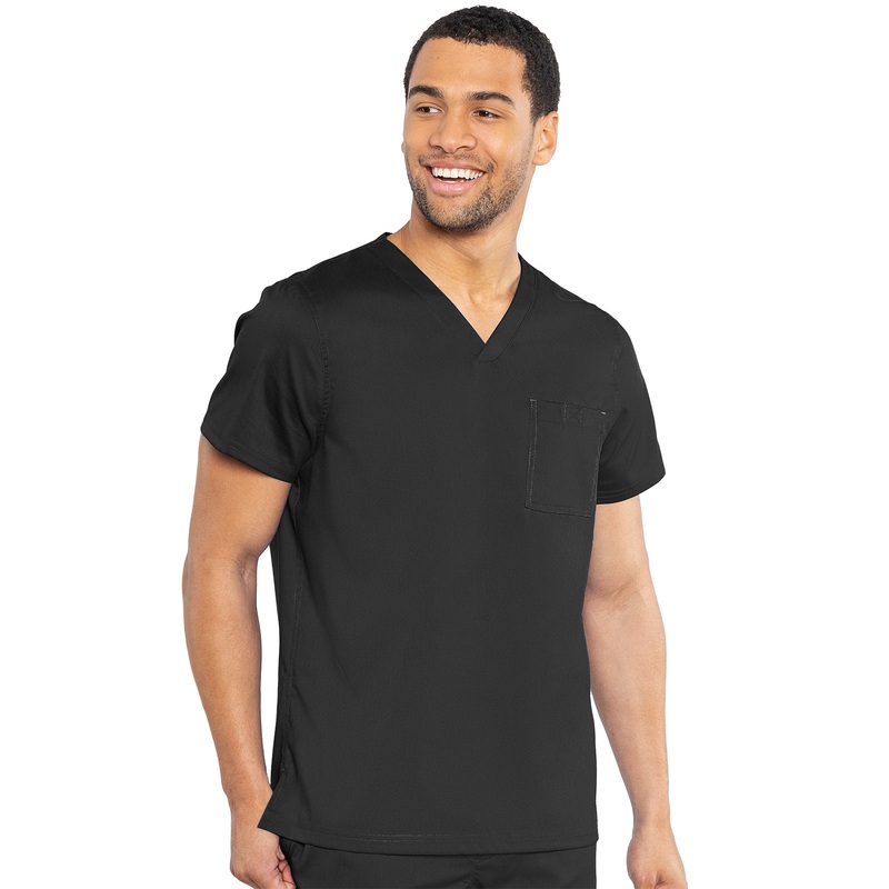 Men's 1-Pocket Tuck-In Top - 7478 - Black