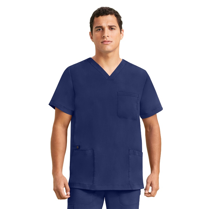 Men's 3-Pocket Jake Utility Snap Tab Top - 2331 - Navy
