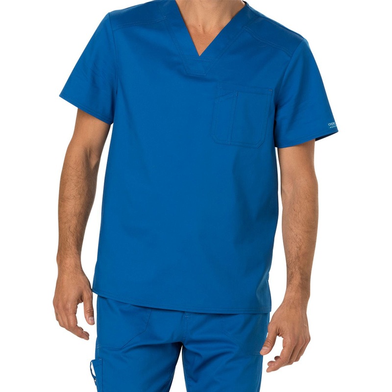 Men's 1-Pocket Tuckable V-Neck Top - WW690 - Royal
