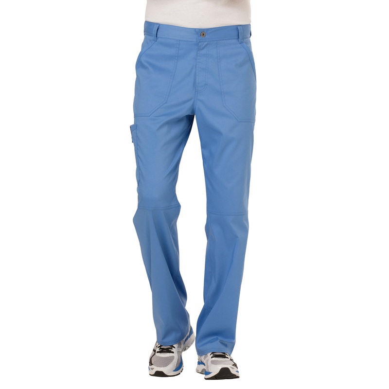 Men's 7-Pocket Fly Drawstring Front Pant - WW140 - Ciel Blue