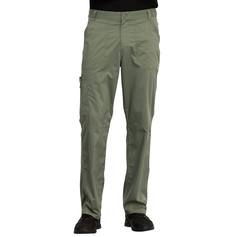 Men's 7-Pocket Fly Drawstring Front Pant - WW140 - Olive