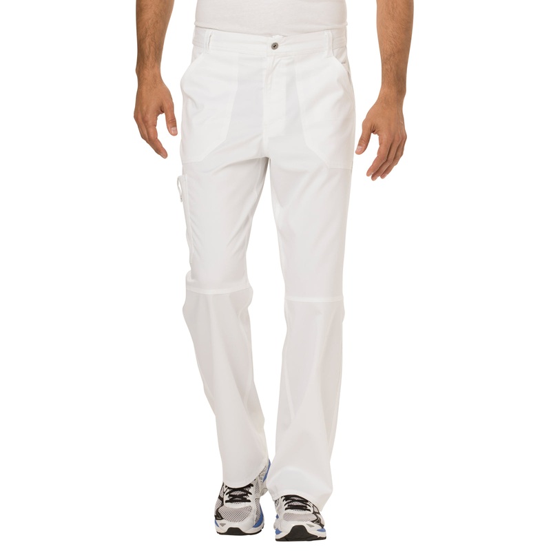 Men's 7-Pocket Fly Drawstring Front Pant - WW140 - White