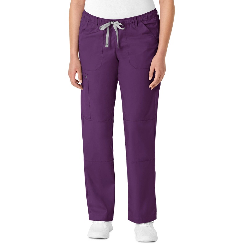 Women's Six-Pocket Straight Leg Pant - 504 - Eggplant
