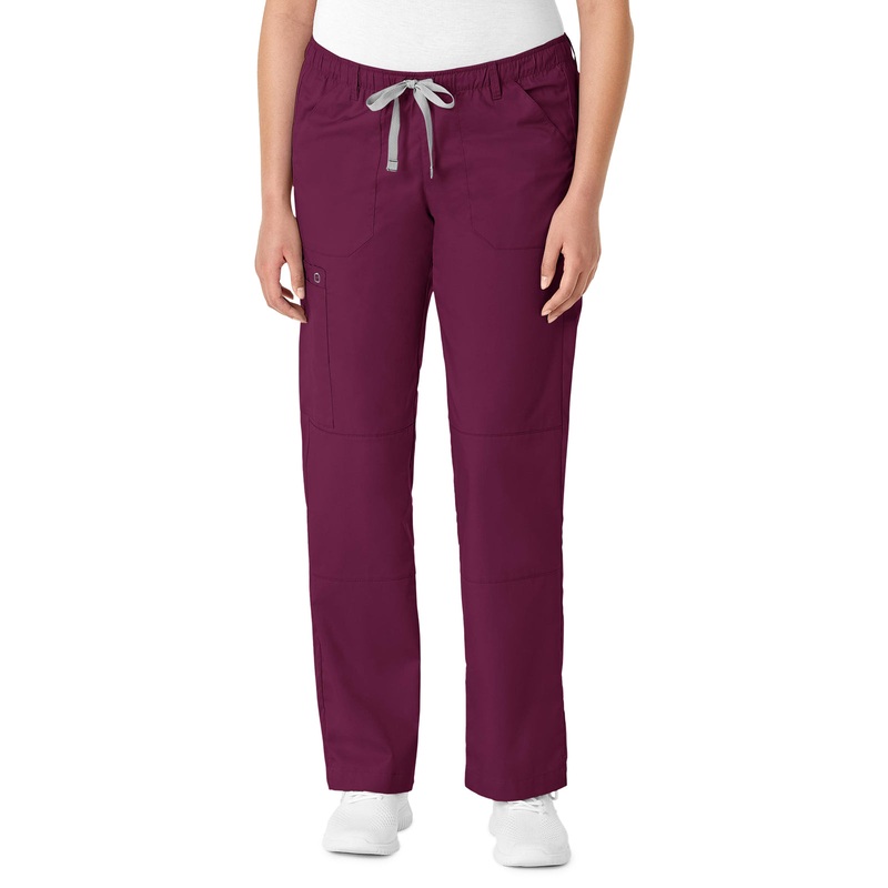 Women's Six-Pocket Straight Leg Pant - 504 - Wine