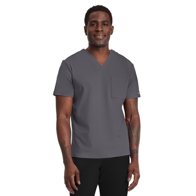 Men's 1-Pocket Tuck-In Top - CK834 - Pewter