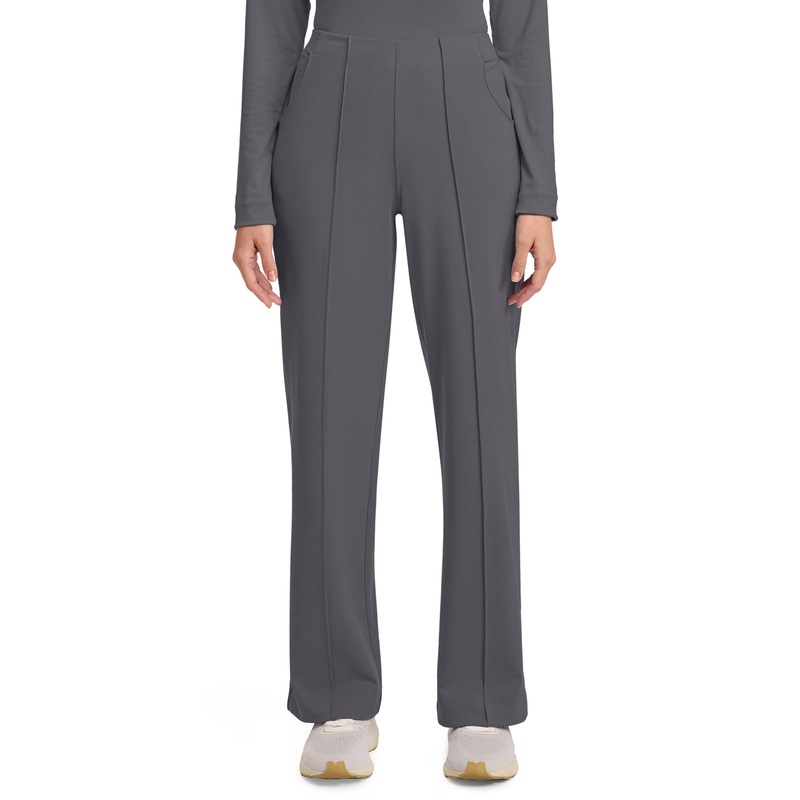 Women's 3-Pocket Wide Leg Pant - CK162 - Pewter