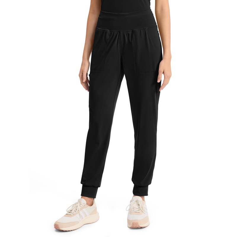 Women's 5-Pocket Jogger Pant - CK033 - Black