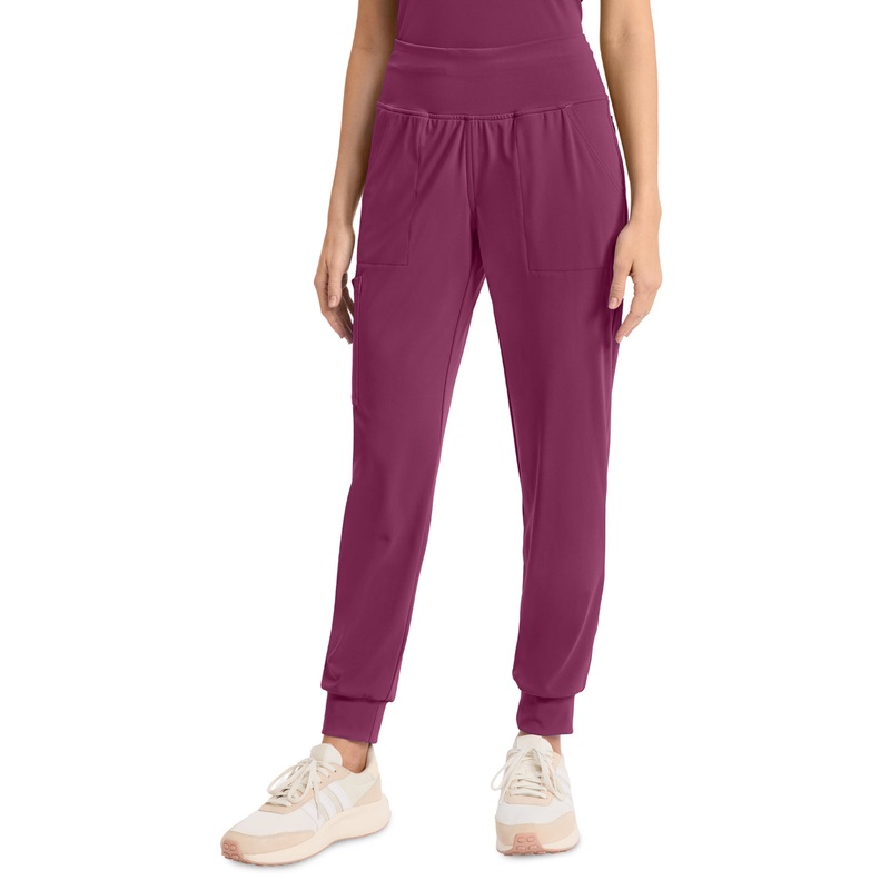 Women's 5-Pocket Jogger Pant - CK033 - Wine