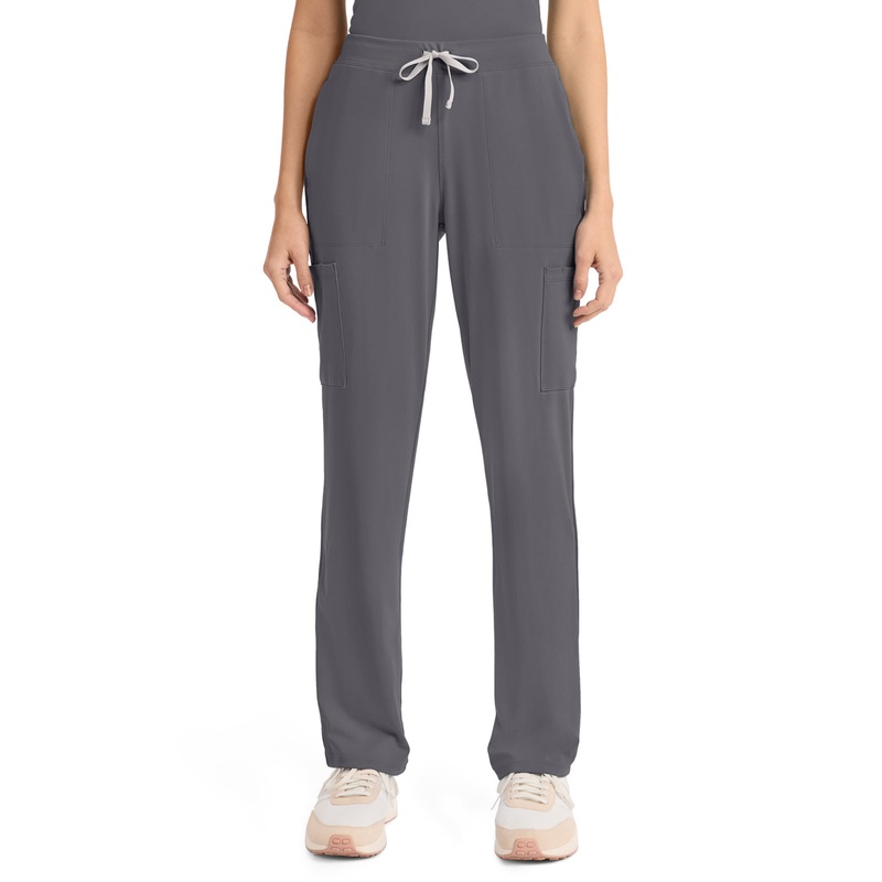Women's 5-Pocket Straight Leg Pant - CK096 - Pewter