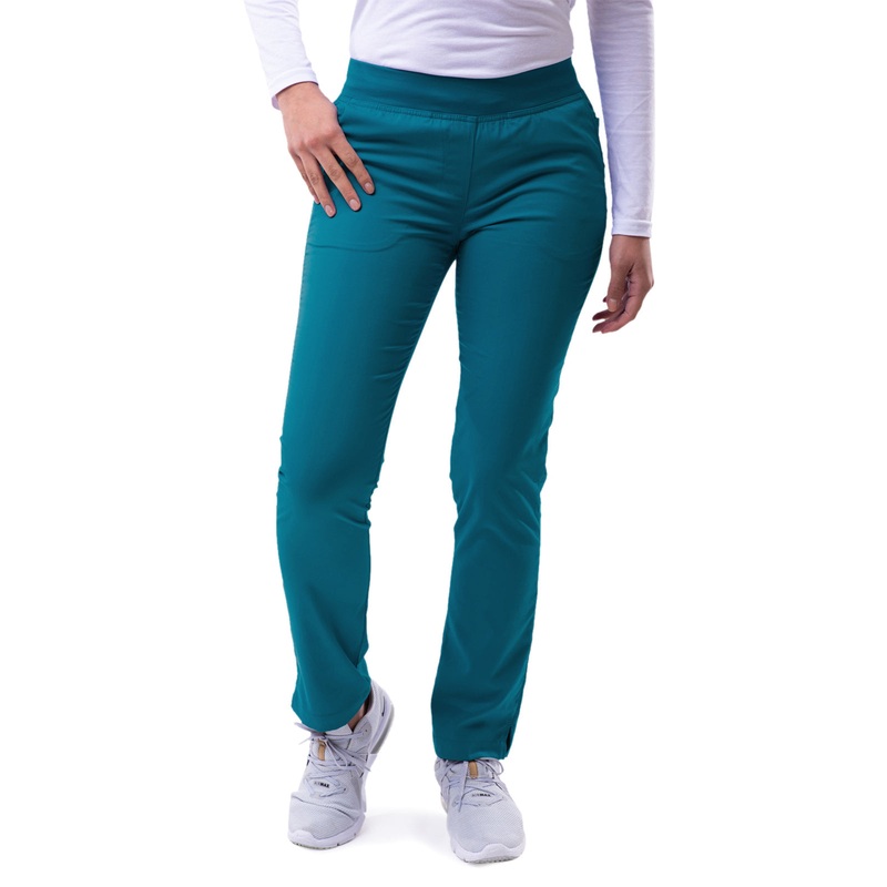 Women's Skinny Yoga Pant - P7102 - Caribbean Blue