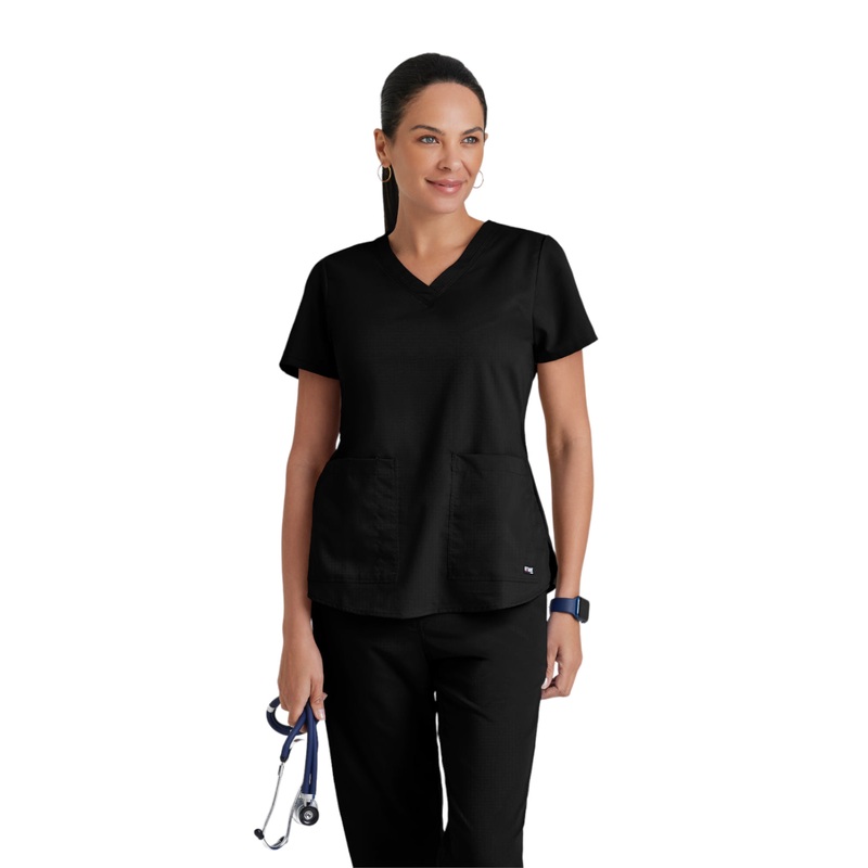 Women's V-Neck Aubrey Top - 71166 - Black