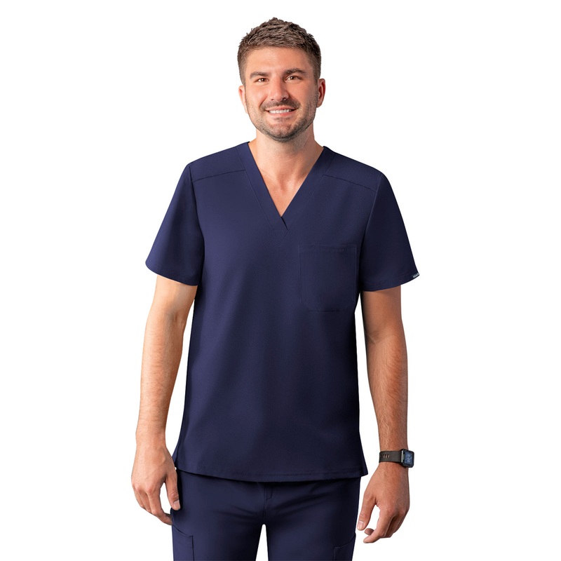 Men's V-Neck Top - A6006 - Navy
