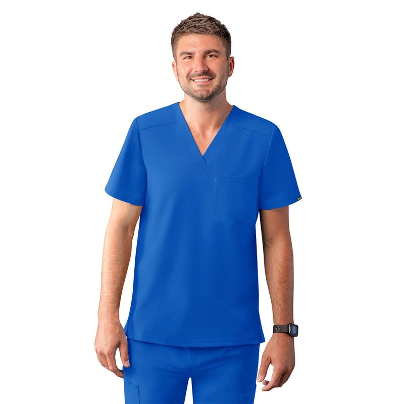 Men's V-Neck Top - A6006 - Royal Blue