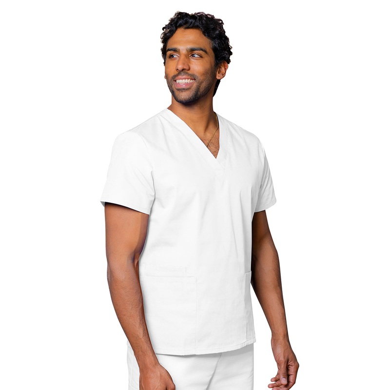 Unisex V-Neck Top - 2600 - White