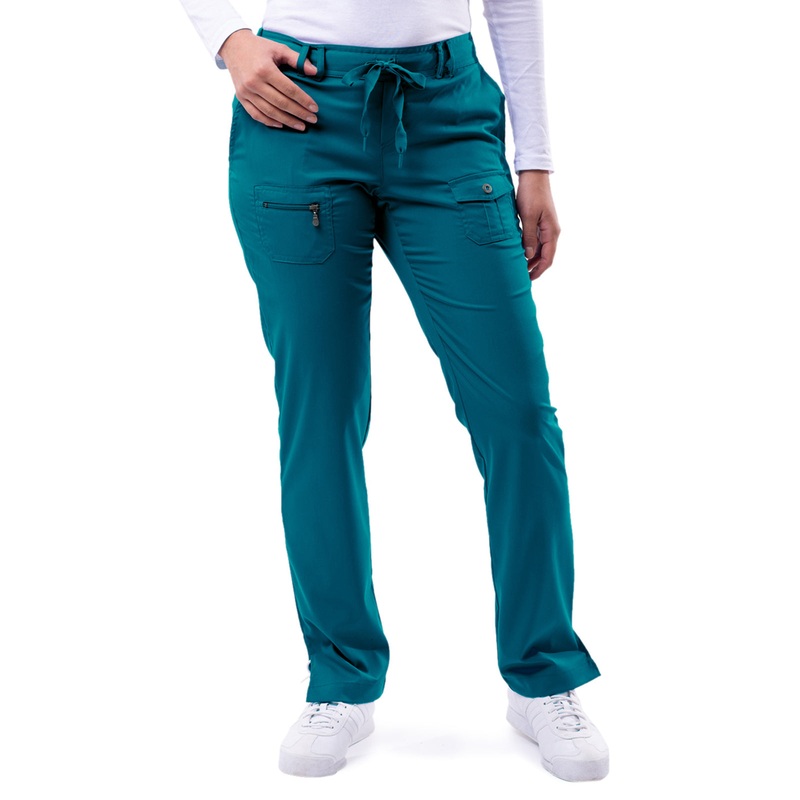 Women's Slim Fit Pant - P4100 - Caribbean Blue