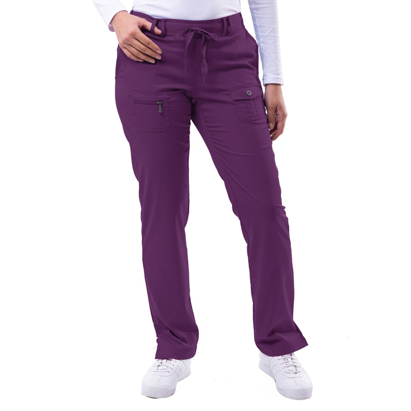 Women's Slim Fit Pant - P4100 - Eggplant