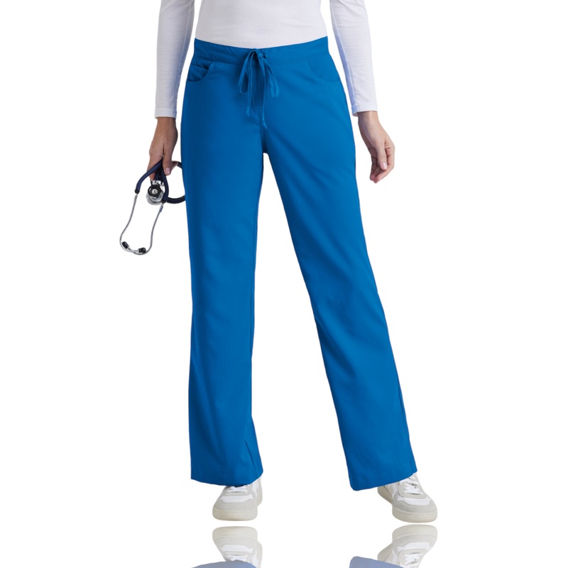 Women's Tie Front Riley Pant - 4232 - New Royal