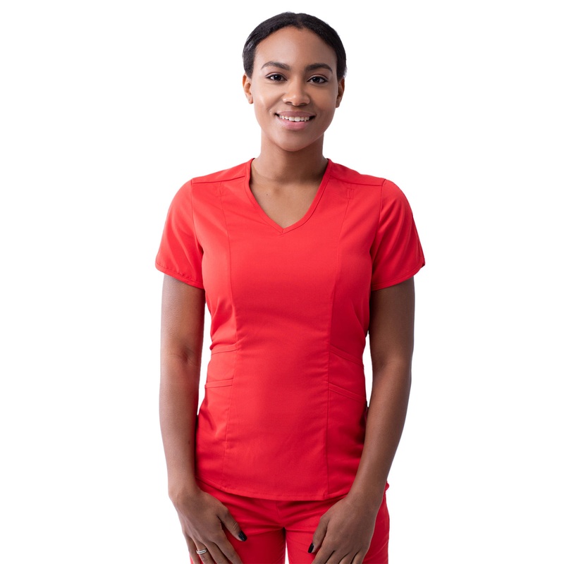 Women's V-Neck Top - P7002 - Apple
