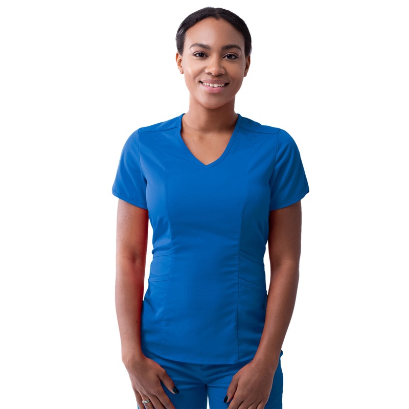 Women's V-Neck Top - P7002 - Royal Blue