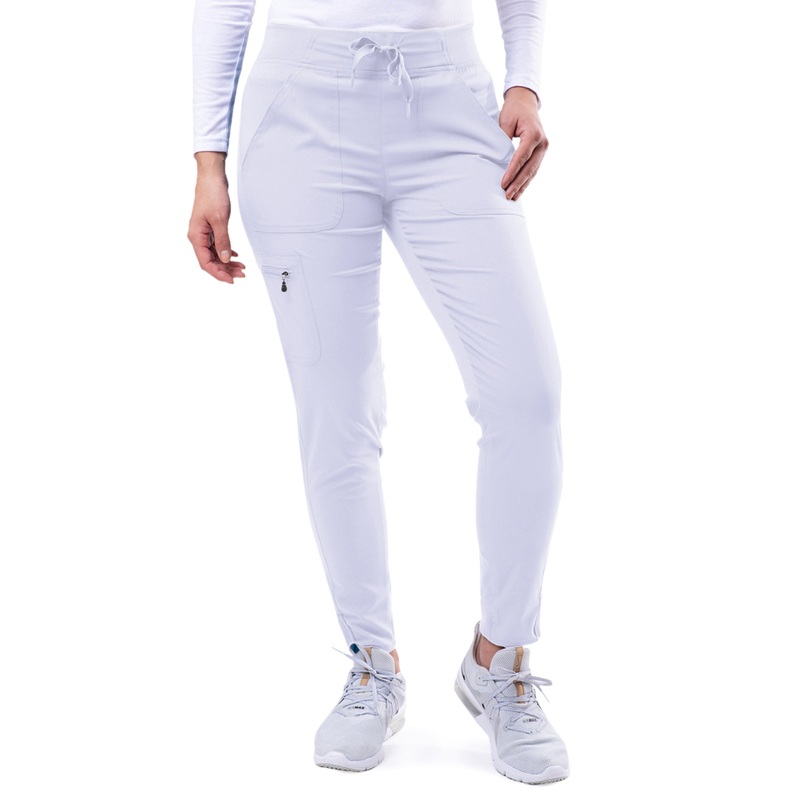 Women's Yoga Jogger Pant - P7104 - White