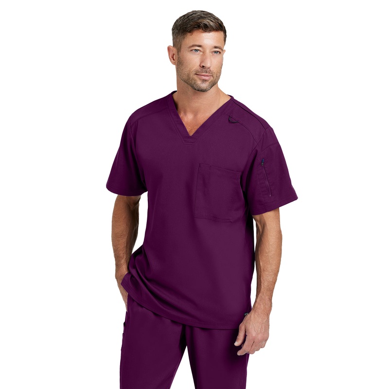 Men's Murphy Top - GRST079 - Wine
