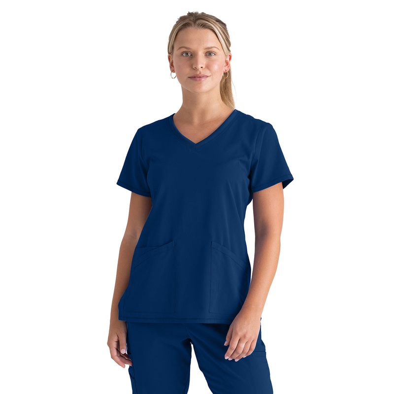 Women's Serena Top - GRST045 - Indigo (Navy)