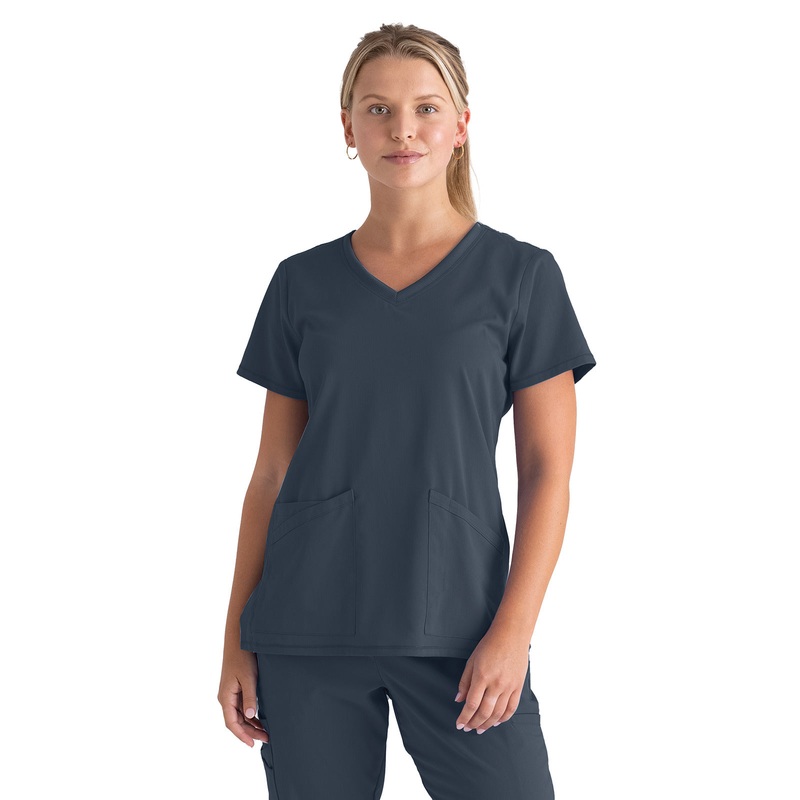 Women's Serena Top - GRST045 - Steel