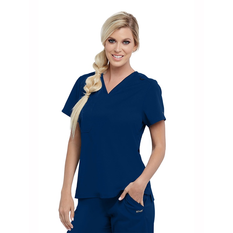 Women's Tuck-In Top - GVST028 - Indigo (Navy)