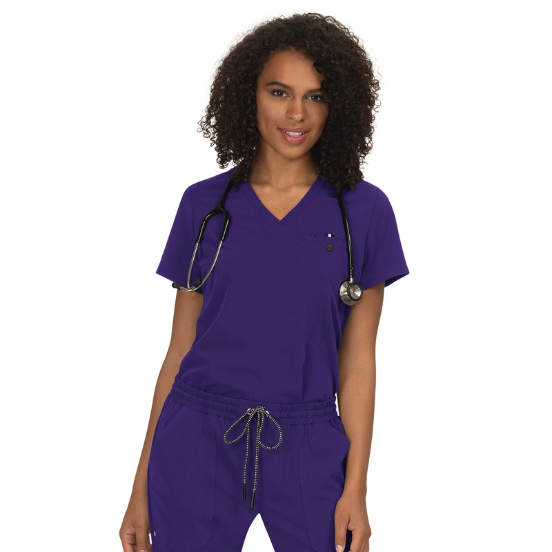 Women's 1-Pocket Tuck-In Ready to Work Top - 1010 - Grape
