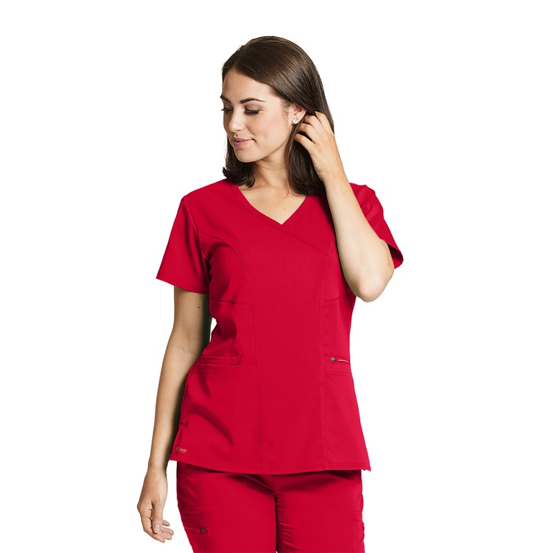 Women's Kim Top - GRST001 - Scarlet Red