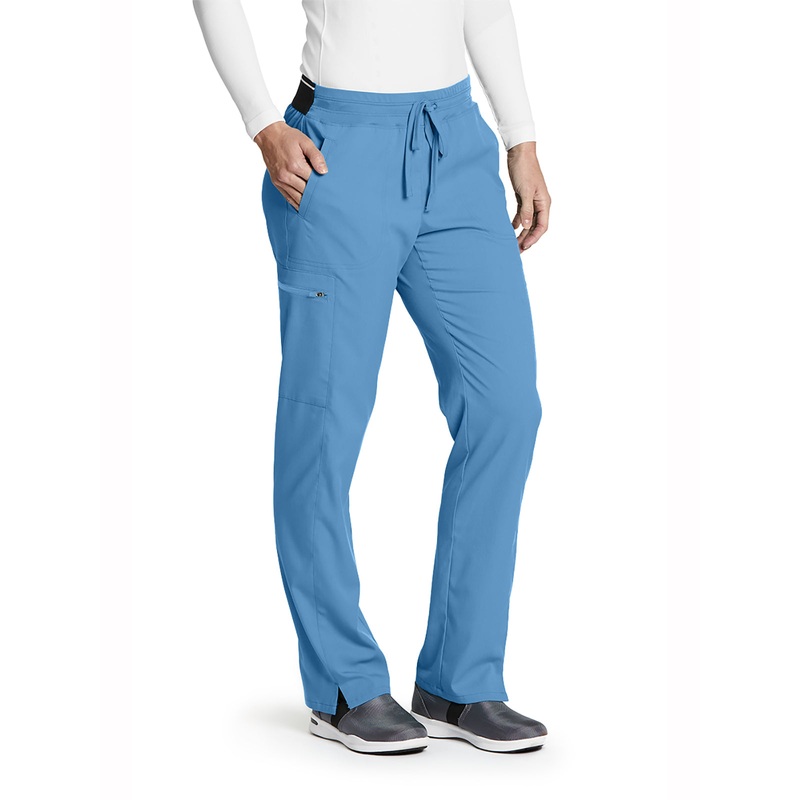 Women's Zip Cargo Pocket Kim Pant - GRSP500 - Ciel Blue