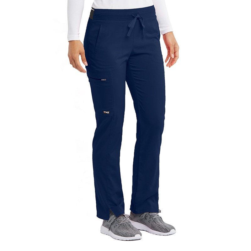 Women's Zip Cargo Pocket Kim Pant - GRSP500 - Indigo (Navy)