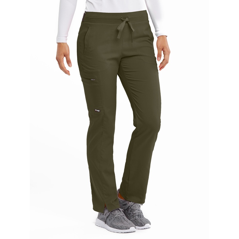 Women's Zip Cargo Pocket Kim Pant - GRSP500 - Olive