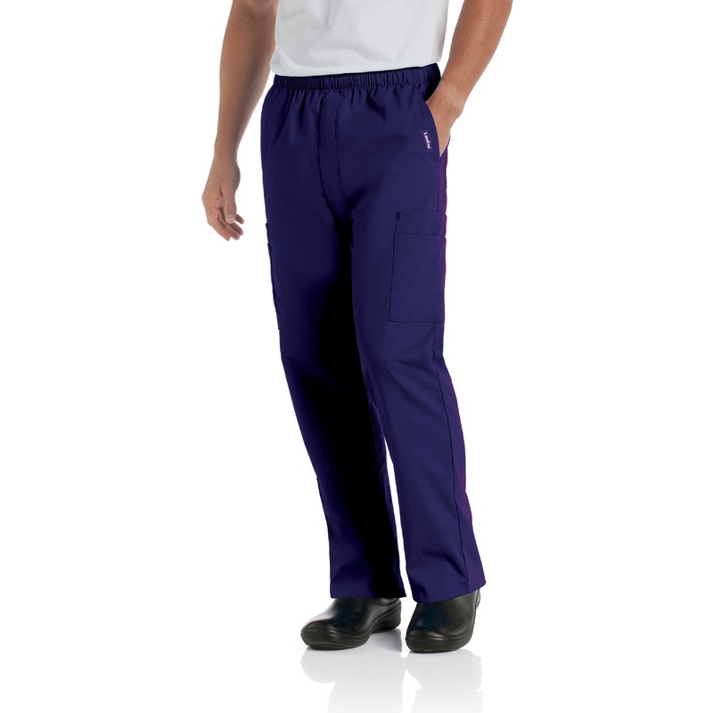 Men's 7-Pocket High-Rise Elastic Waist Cargo Pant - 8555 - Grape