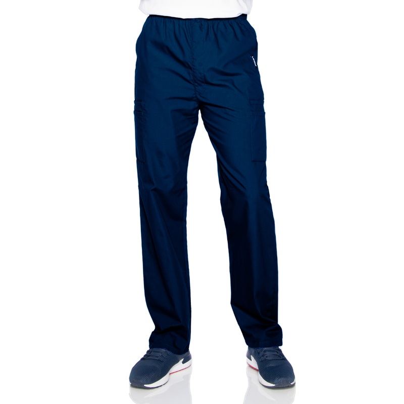 Men's 7-Pocket High-Rise Elastic Waist Cargo Pant - 8555 - Navy